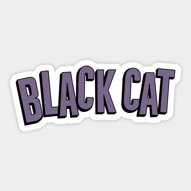 Black Cat Sticker by CoverTales